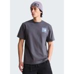 The North Face NF0A8GB1RHI1-MOUNTAIN Escape Relaxe Gri Yuvarlak Yaka Regular Fit Baskılı Erkek T-Shirt - 2XL