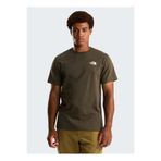 The North Face NF0A8GUW21L1-NORTH FACES TEE-GRAP Haki Regular Fit Düz Erkek T-Shirt