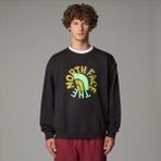 The North Face Nse Oversized Crew Erkek Sweatshirt - Siyah - M