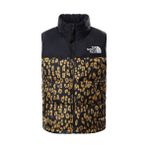 The North Face Print 1996 Retro Nuptse Kadın Yelek Sarı - M - Siyah