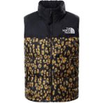 The North Face Print 1996 Retro Nuptse Kadın Yelek Sarı - Siyah - Sarı