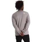 The North Face SHADO Uzun Kollu Tişört, XXL, NF0A87TV, Gri, Erkek