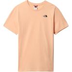 The North Face Simple Dome Kadın Tişört Turuncu Renkli ve Kısa Kol Tasarımıyla Rahat - XS