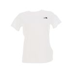 The North Face Simple Dome Slim Kadın Beyaz Yuvarlak Yaka Tişört, XS, NF0A87NHFN41