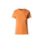 THE NORTH FACE Simple Dome Slim Kadın Turuncu Yuvarlak Yaka Tişört