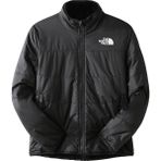 The North Face Siyah Erkek Çocuk Fermuarlı Düz Çift Taraflı Mont NF0A7UMRJK31 G Reversıble Mossbud J - 120 cm