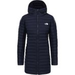 The North Face Stretch Down Kadın Parka Lacivert Outdoor Kullanım İçin Hafif ve Şık Tasarım - XS