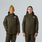 The North Face Teen Snowquest Jacket Genç Çocuk Montu NF0A8EJQ21L1 - XS - Koyu Yeşil