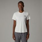 The North Face The Northfacew Flex Short Sleeves Reg Tee Kadın Tişört NF0A8BRRQLI1 - Beyaz