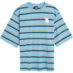The North Face Tnf S/s Easy Tee Erkek T-Shirt - NF0A7ZZ2 - XL - Mavi - Turuncu