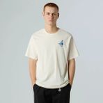 The North Face U Powder Days Relaxed S/s Tee-Graphıc Erkek Tişört NF0A8E4DQLI1 - M - Krem