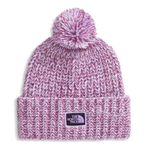 The North Face Üniseks Cozy Chunky Cabin Bere, Lite Lilac/Peak Mor, Tek Beden