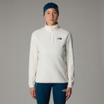 The North Face W 100 Glacier 1/4 Zip - Eu Kadın Polar - XL - Beyaz