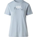 The North Face W Bıtmap Sılhouette Short Sleeves Tee-Gr Kadın Tişört NF0A8G0CFM21 - Gri