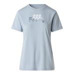 The North Face W Bıtmap Sılhouette Short Sleeves Tee-Gr Kadın Tişört Nf0a8g0cfm21