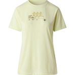 The North Face W Bıtmap Sılhouette Short Sleeves Tee-Gr Kadın Tişört NF0A8G0CG6O1 - XS - Limon