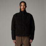 The North Face W Cragmont Fleece Jacket Kadın Mont Siyah Renk Geri Dönüştürülmüş Polyester Özellikli - XL