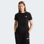 The North Face W Evolution Simple Dome Slm Short Sleeve Kadın T-Shirt - XL - Siyah