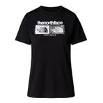 The North Face W Foundation Tee Graphic 1 Kadın Günlük Tişört NF0A8BRZJK31 Siyah