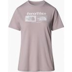 The North Face W Foundation Tee Graphic 1 Kadın T-Shirt - Gri