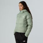 The North Face W Hyalite Down Hoodie Kadın Mont - S - Açık Yeşil