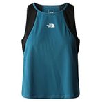 The North Face W Lightbright Tank Kadın Atlet Mavi BLUE CORAL/TNF BLACK - M