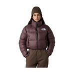 The North Face W Nuptse Short Jacket Kadın Outdoor Montu (700 Dolgu Kaz Tüyü) NF0A5GGEBQ71 Gri - XL