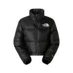 The North Face W Nuptse Short Jacket Kadın Outdoor Montu (700 Dolgu Kaz Tüyü) NF0A5GGEGOG1 Siyah