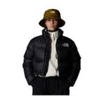 The North Face W Nuptse Short Kadın Ceket Siyah Regular Fit 700 Dolgu Kaz Tüyü ile Sıcak Tutma NF0A5GGEKX71