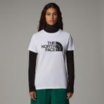 The North Face W Ss Easy Tee Kadın T-Shirt - Beyaz