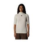 The North Face W S/s Mock Neck Slim Tee Kadın Outdoor Tişörtü NF0A89C3QLI1 Beyaz - XL