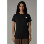 The North Face W SS SD SLIM TEE Siyah Kadın Kısa Kol T-Shirt - XL
