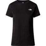 The North Face W S/S Simple Dome Slim Tee Kadın Siyah T-Shirt - XS