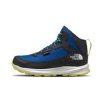 THE NORTH FACE Y Fastpack Hiker Mid Wp Trekking ayakkabısı, Kahraman Mavisi Tnf Siyah, 32 EU
