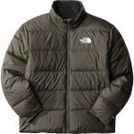 The North Face Yeşil Erkek Çocuk Fermuarlı Uzun Kollu Düz Mont NF0A7WOQ21L1 Teen Reversıble North - 120 cm