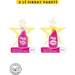 The Pink Stuff Mucizevi Oxi Leke Çıkarıcı Sprey 500 ml + Mucizevi Çok Amaçlı Temizleme Spreyi 750 ml - Pembe