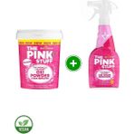 The Pink Stuff Mucizevi Oxi Leke Çıkarıcı Sprey 500 ml + Mucizevi Renkliler 1 kg Oxi Toz Leke Çıkarıcı
