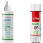 The Prouvee Reponses The Prouvee Organics Doğal ve Organik Sivrisinek Kovucu Sprey 100ml + S.O.S Stick Anlık Yatıştırıcı Stick 15gr