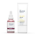 The Purest Solutions Canlandırıcı & Cilt Tonu Eşitleyici Yüz Peeling Serum ve Spf+50 Güneş Koruyucu