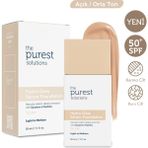 The Purest Solutions Nemlendirici & Canlandırıcı Serum Fondöten SPF 50+ Açık / Orta Ton Bej