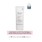 The Purest Solutions SPF50+ 50 ml Leke Karşıtı ve Cilt Tonu Eşitleyici Renkli Güneş Koruyucu Krem