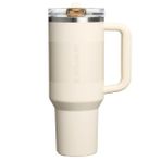 The Quencher Protour Flip Straw Tumbler 1.18L / 40oz Unisex Bej Outdoor Suluk 10-12486-099