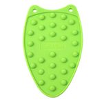 The Quilted Bear Mini Iron Rest - Genel El Sanatları için Mini Silikon Isıya Dayanıklı Demir Ped, Seyahat ve Kapitone Kullanımı için Taşınabilir Ütü Standı (Kireç Yeşili)
