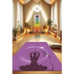 The Reef Design Yoga, Meditasyon, ve Mandala Temalı, Kaymaz Tabanlı Dijital Baskı Meditasyon Halısı