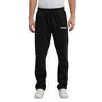 THE RULE Emotions Erkek Baggy 3 Iplik Şardonlu Baskılı Bol Kesim Düz Paça Siyah Eşofman Altı Rf0494 Siyah XL