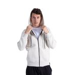 THE RULE Erkek Bej Regular Fit Kapüşonlu Yaka Fermuarlı Içi Yumuşak Tüylü Cepli Rahat Sweatshirt Bej S