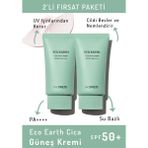 The Saem 2'li Cica Özlü Sakinleştirici Etkili Güneş Kremi 50GR - Cica Sun Cream Spf 50+ ve Pa++++