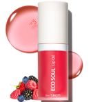The Saem Eco Soul Lip Oil-Berry Dolgun Görünüm Sağlayan Nemlendirici Dudak Yağı