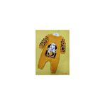 The Secret Desire Turuncu Benekli Kol Detaylı Köpek Baskılı Bebek Tulum 0-3 Ay 3-6 Ay 6-9 Ay 0-3 Ay - 01-Turuncu