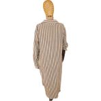The Sile Fabric ŞİLE BEZİ Fener Model Elbise - S - M - Zebra Siyah - Beyaz